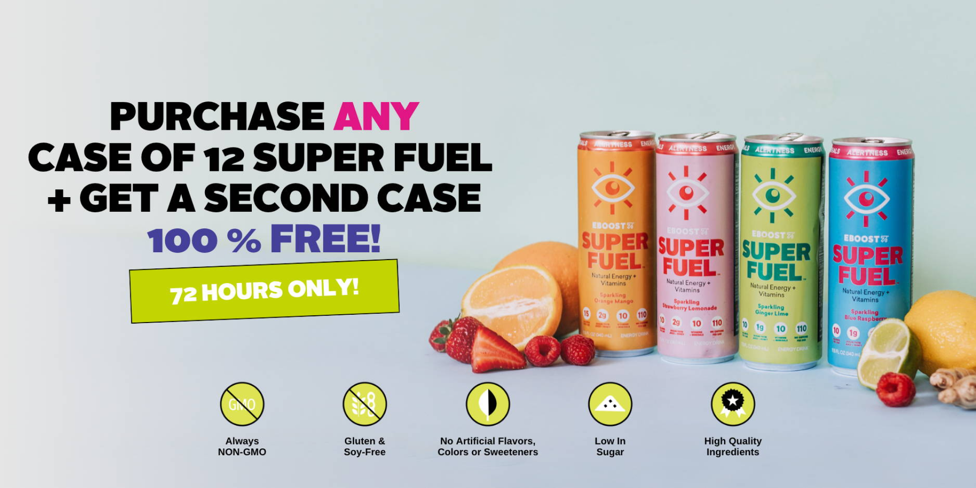 EBOOST SUPER FUEL Meta ad creative